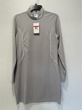 Nike Sportswear Long Sleeve Dress Size L Gray